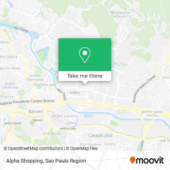 Mapa Alpha Shopping