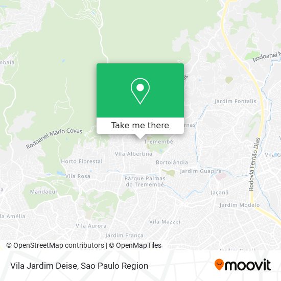 Vila Jardim Deise map