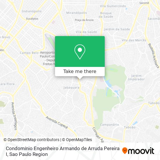 Mapa Condomínio Engenheiro Armando de Arruda Pereira I