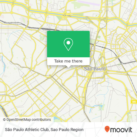 São Paulo Athletic Club map