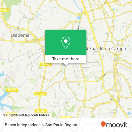 Banca Independencia map