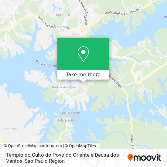 Templo do Culto do Povo do Oriente e Deusa dos Ventos map