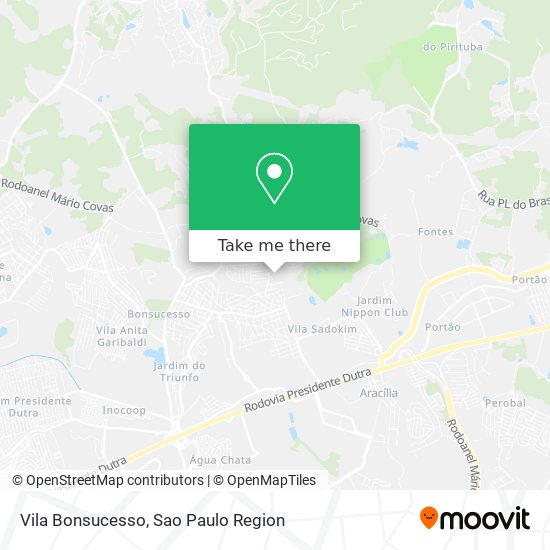 Mapa Vila Bonsucesso