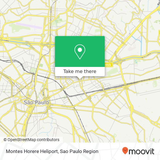 Mapa Montes Horere Heliport