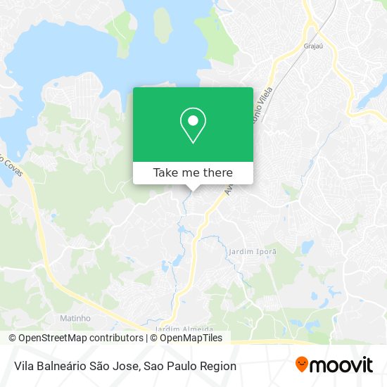 Vila Balneário São Jose map