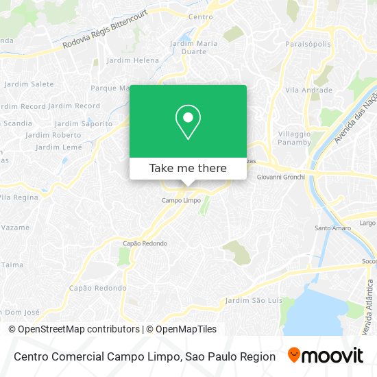 Centro Comercial Campo Limpo map
