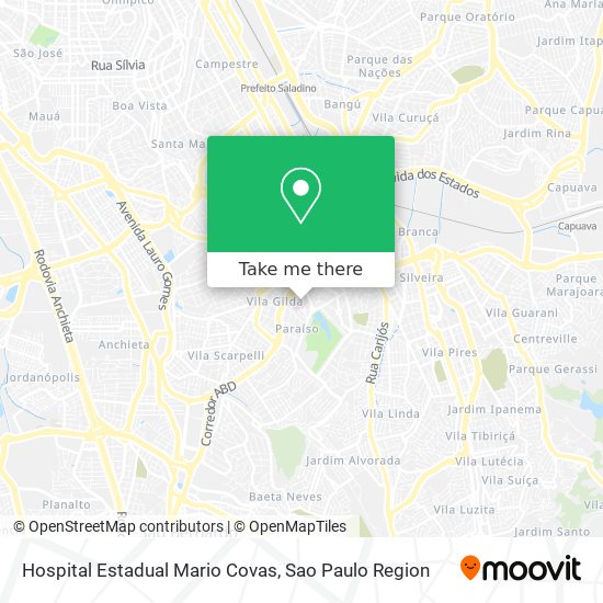 Hospital Estadual Mario Covas map