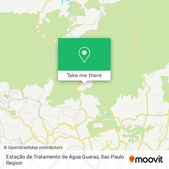 Mapa Estação de Tratamento de Água Guaraú