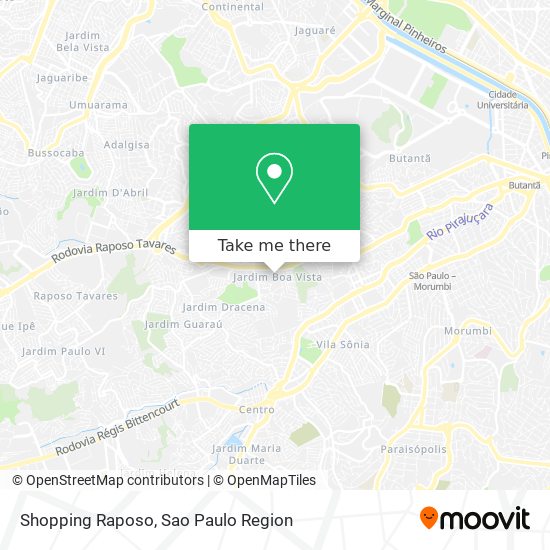 Mapa Shopping Raposo