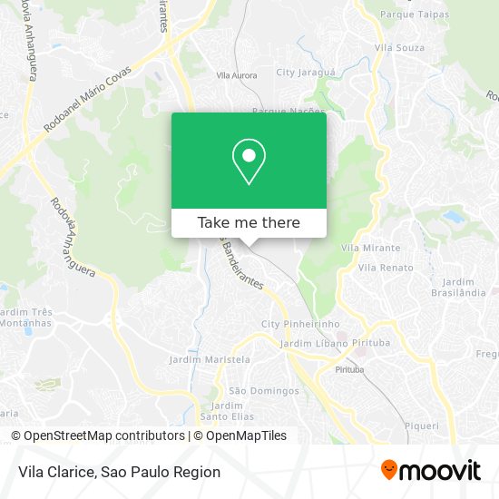Vila Clarice map
