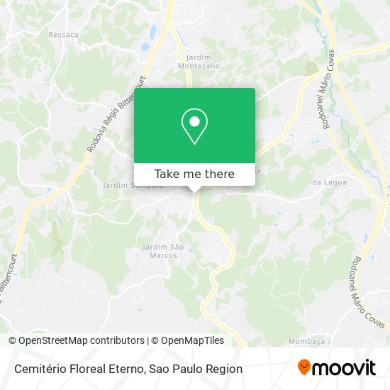 Cemitério Floreal Eterno map