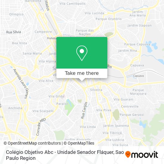Colégio Objetivo Abc - Unidade Senador Fláquer map