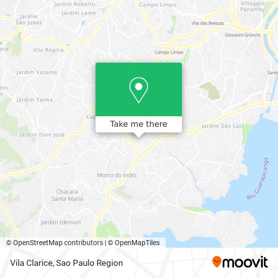 Vila Clarice map