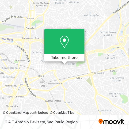 C A T Antônio Devisate map