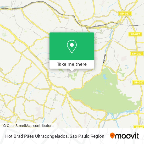 Hot Brad Pães Ultracongelados map