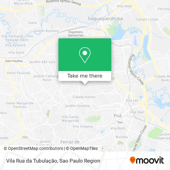 Vila Rua da Tubulação map