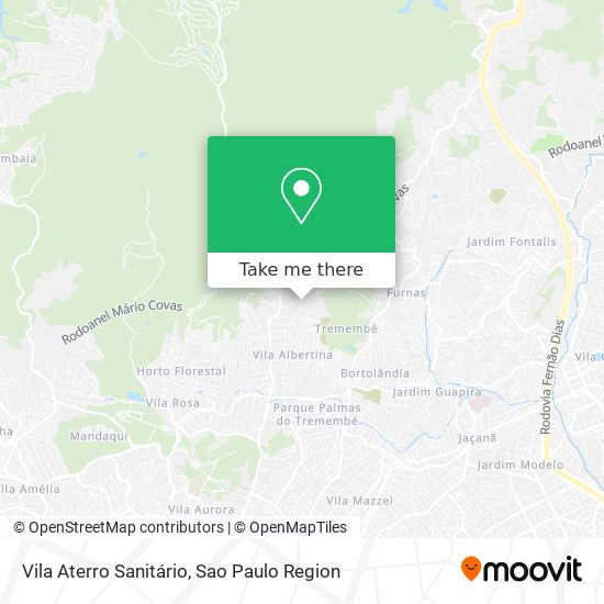 Vila Aterro Sanitário map