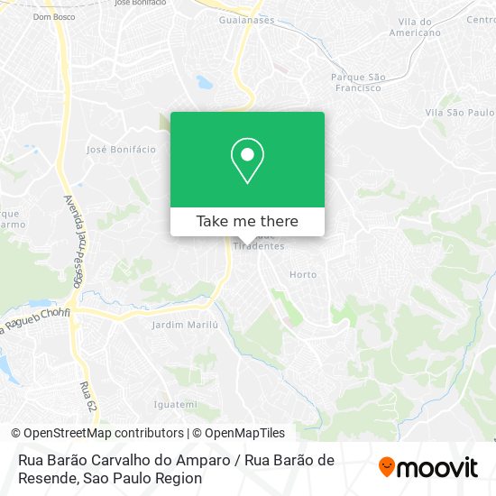 Rua Barão Carvalho do Amparo / Rua Barão de Resende map