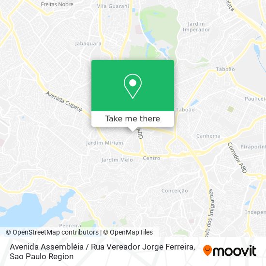 Avenida Assembléia / Rua Vereador Jorge Ferreira map