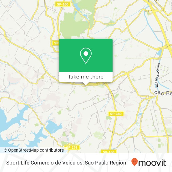 Sport Life Comercio de Veiculos map