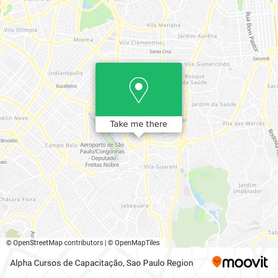 Alpha Cursos de Capacitação map