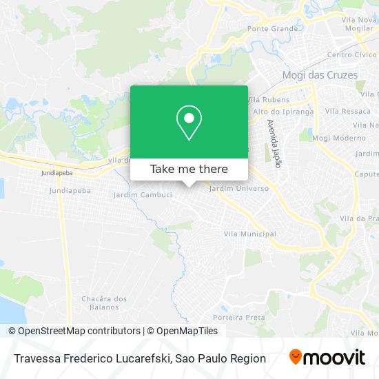 Travessa Frederico Lucarefski map