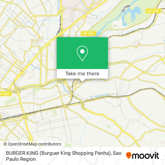 BURGER KING (Burguer King Shopping Penha) map