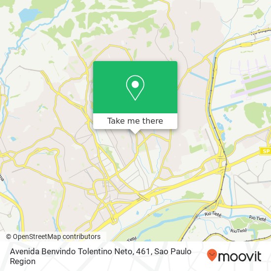 Avenida Benvindo Tolentino Neto, 461 map