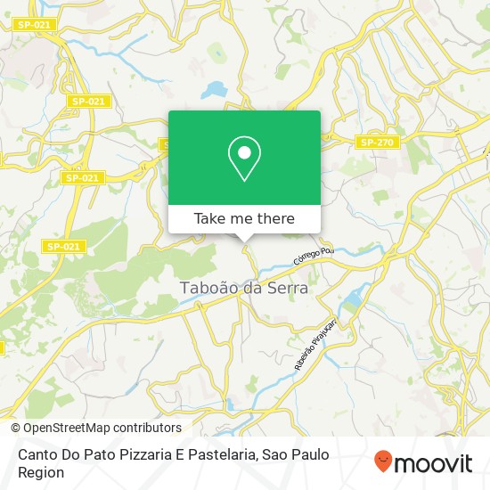 Canto Do Pato Pizzaria E Pastelaria map