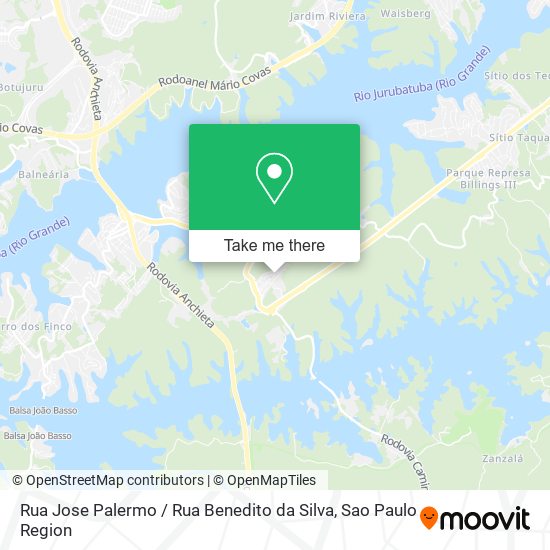 Rua Jose Palermo / Rua Benedito da Silva map