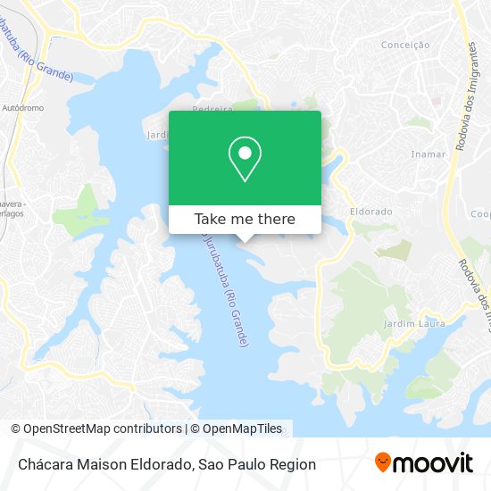 Chácara Maison Eldorado map