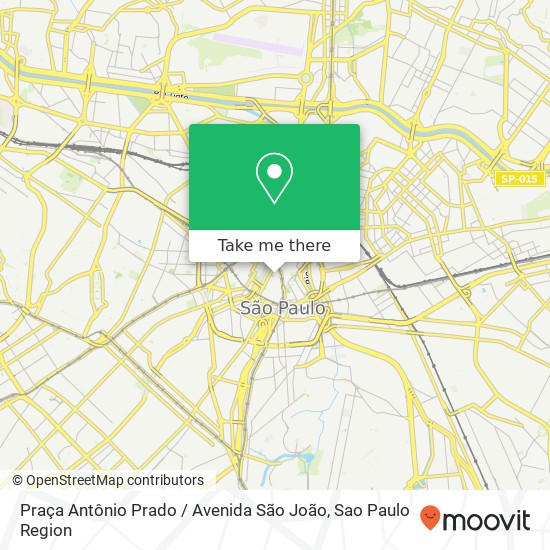 Praça Antônio Prado / Avenida São João map