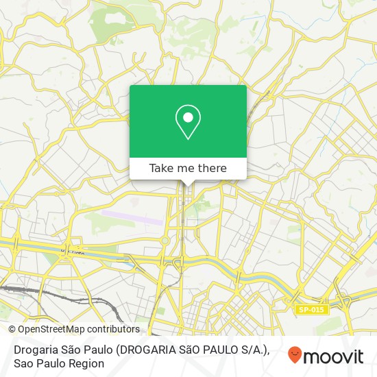 Mapa Drogaria São Paulo (DROGARIA SãO PAULO S / A.)