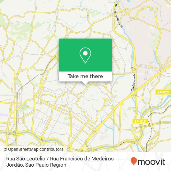 Rua São Leotélio / Rua Francisco de Medeiros Jordão map