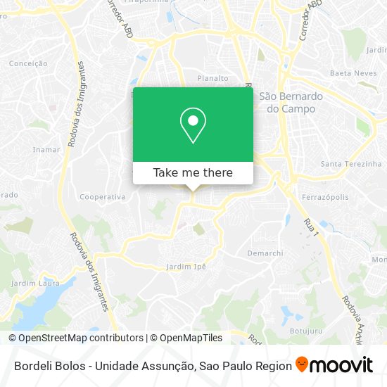 Bordeli Bolos - Unidade Assunção map