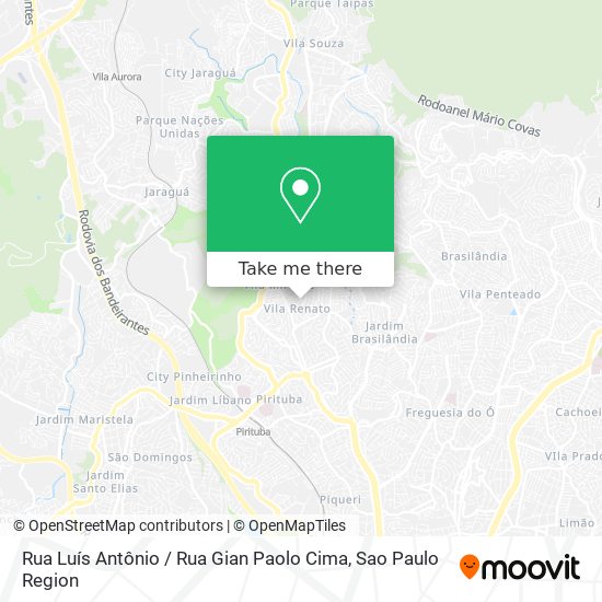 Rua Luís Antônio / Rua Gian Paolo Cima map