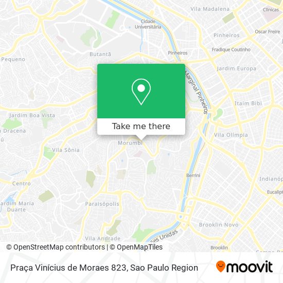 Praça Vinícius de Moraes 823 map
