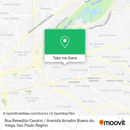 Rua Benedito Cesário / Avenida Amador Bueno da Veiga map