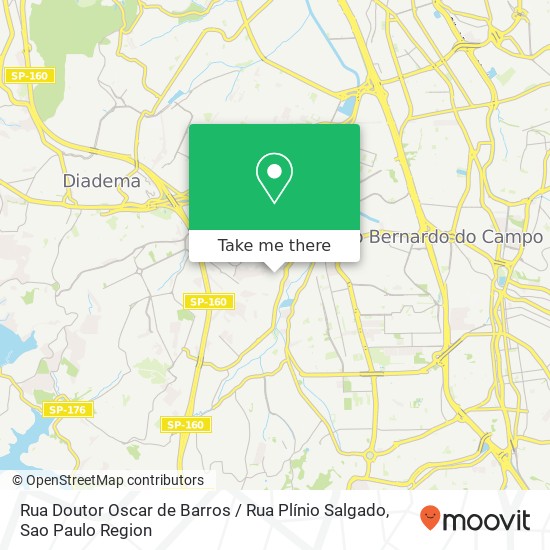 Rua Doutor Oscar de Barros / Rua Plínio Salgado map