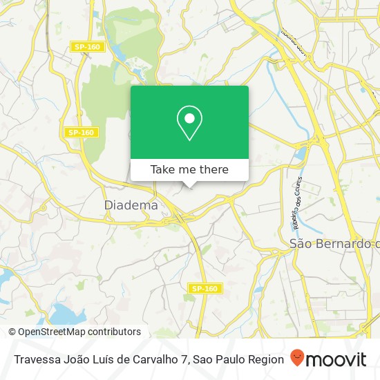 Mapa Travessa João Luís de Carvalho 7