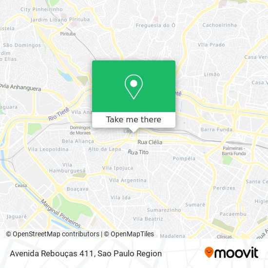 Avenida Rebouças 411 map
