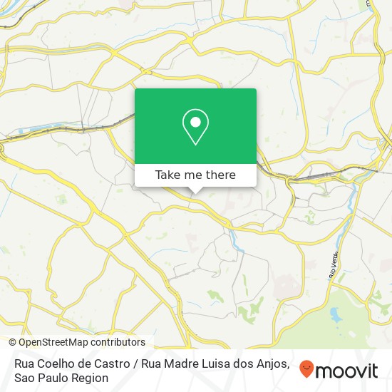 Mapa Rua Coelho de Castro / Rua Madre Luisa dos Anjos