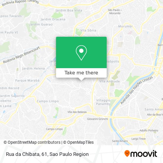 Rua da Chibata, 61 map