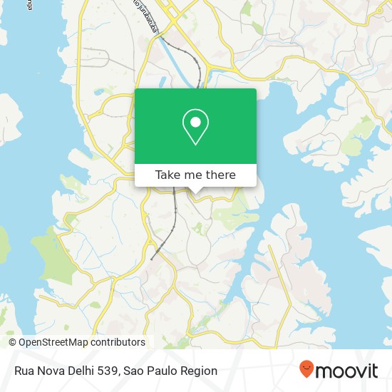 Rua Nova Delhi 539 map