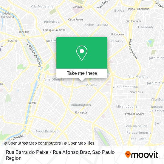 Rua Barra do Peixe / Rua Afonso Braz map
