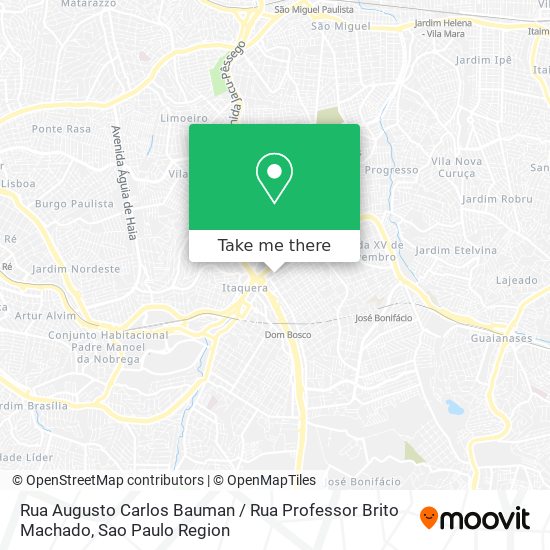 Rua Augusto Carlos Bauman / Rua Professor Brito Machado map