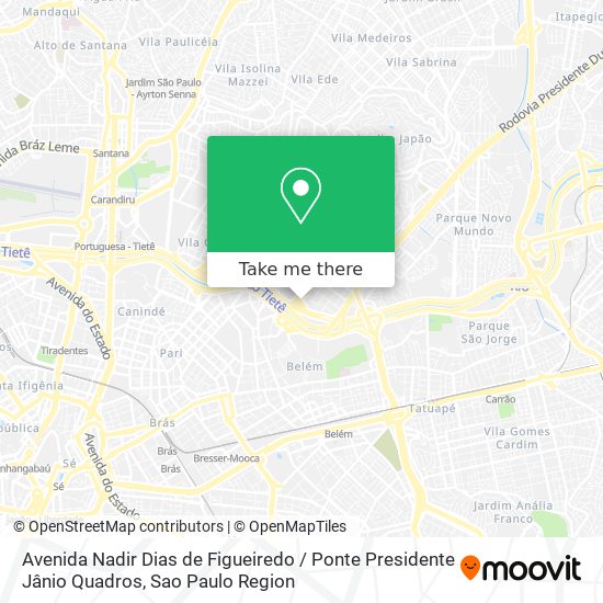 Avenida Nadir Dias de Figueiredo / Ponte Presidente Jânio Quadros map