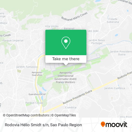 Rodovia Hélio Smidt s/n map