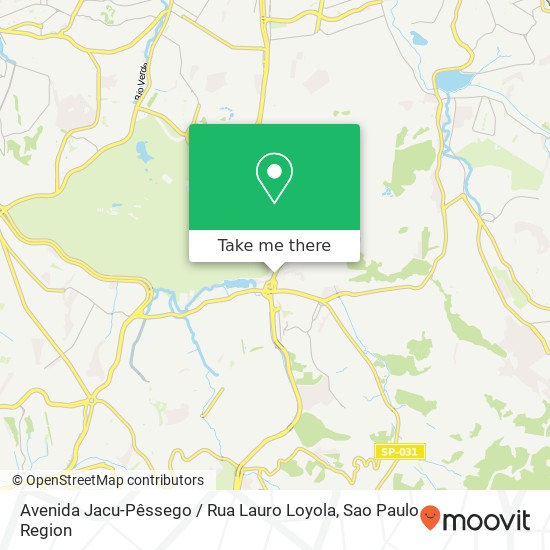 Mapa Avenida Jacu-Pêssego / Rua Lauro Loyola