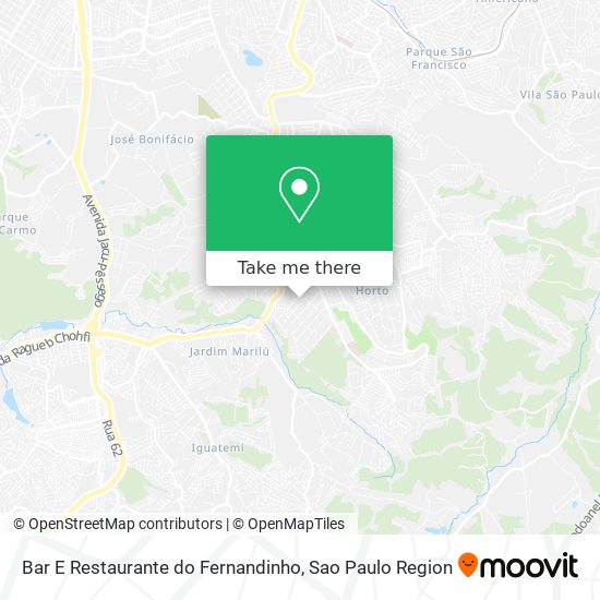 Bar E Restaurante do Fernandinho map